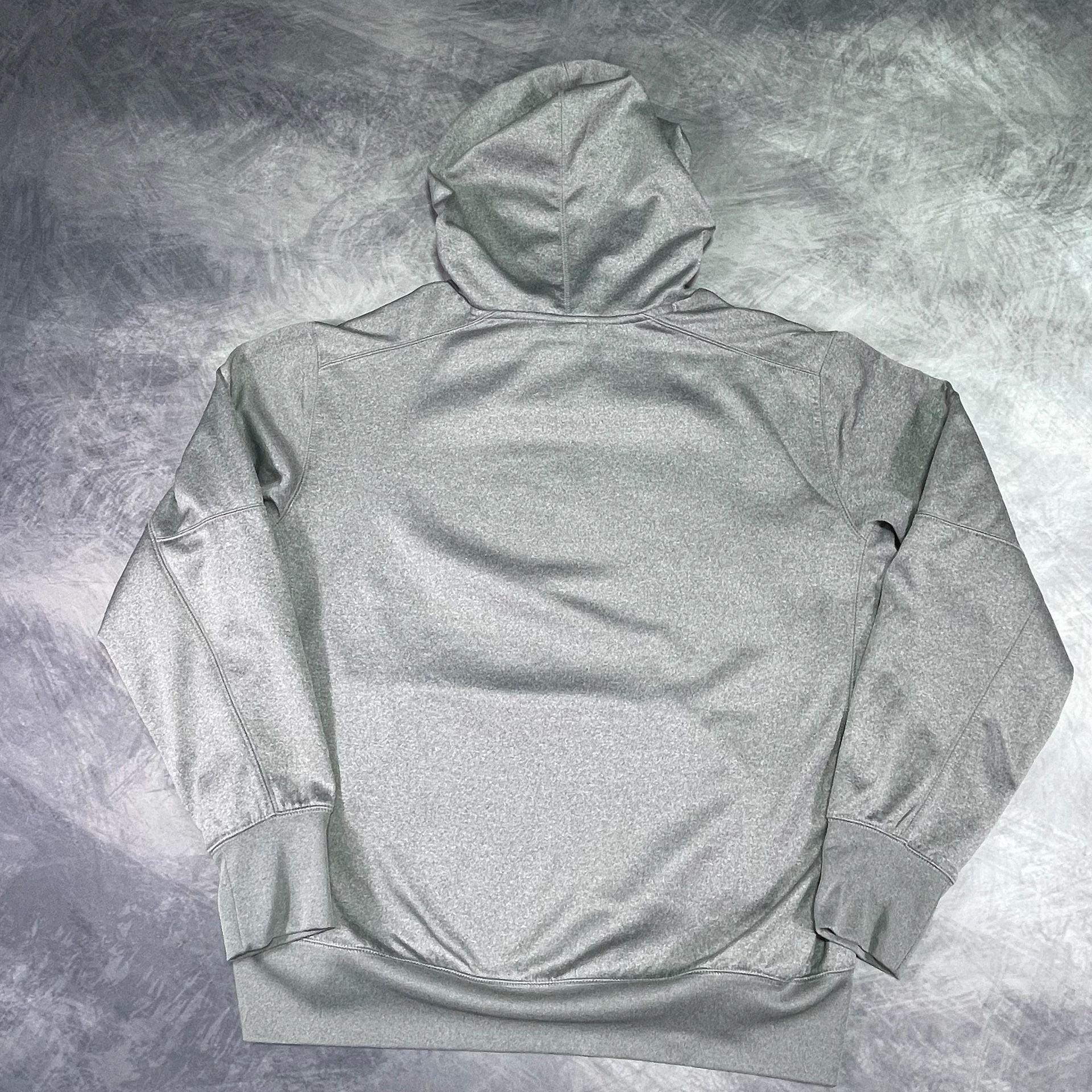 Nike Dayton Flyers Dri Fit Hoodie Size L Gray Red Pullover Sweatshirt 7