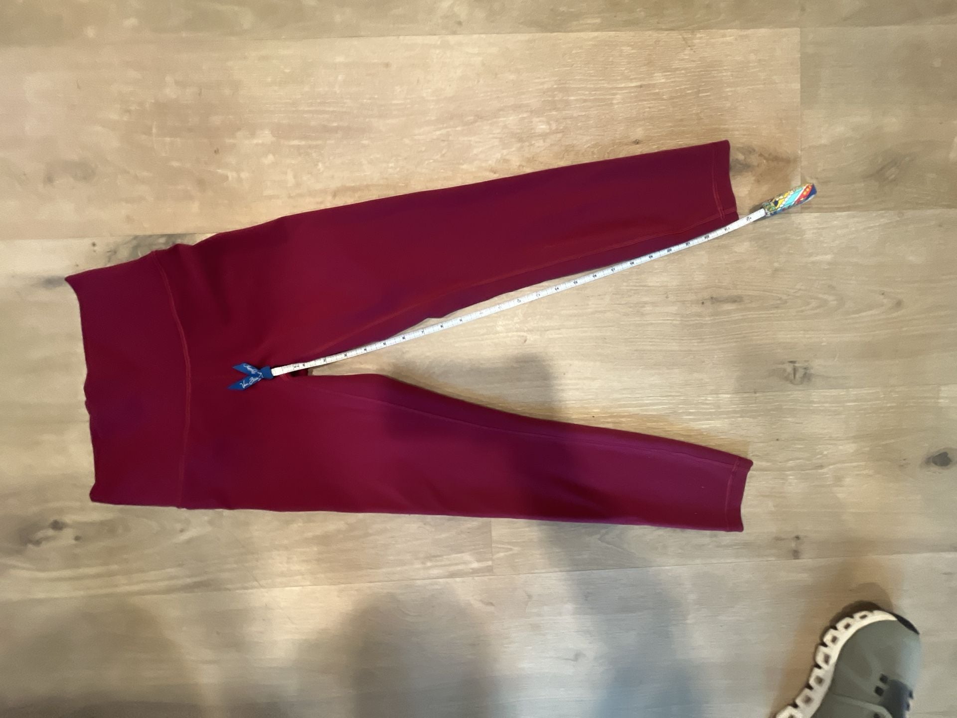 Lululemon Wunder Train High-Rise Crop 23 Magenta Pink Leggings 5