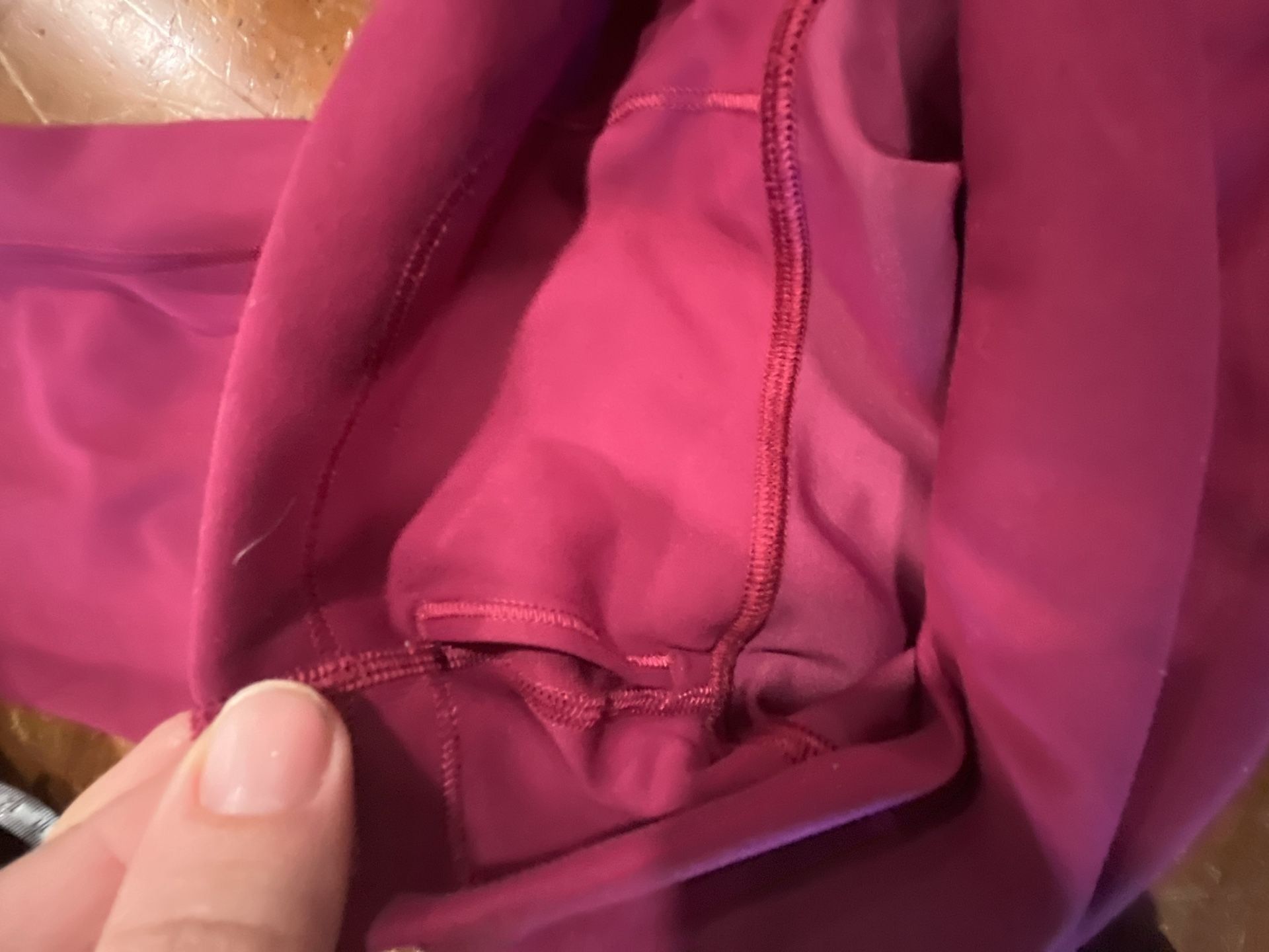 Lululemon Wunder Train High-Rise Crop 23 Magenta Pink Leggings 8