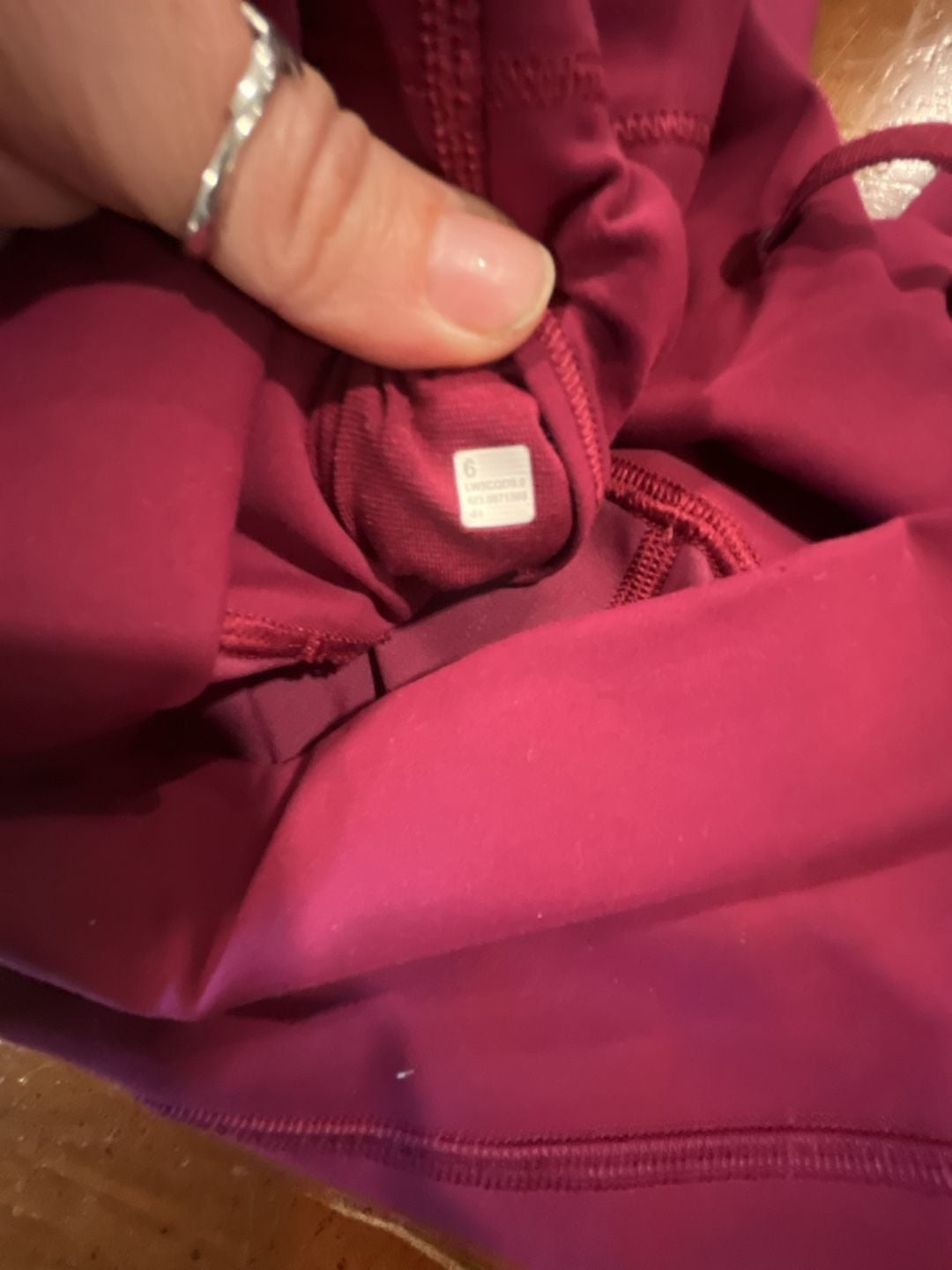 Lululemon Wunder Train High-Rise Crop 23 Magenta Pink Leggings 9