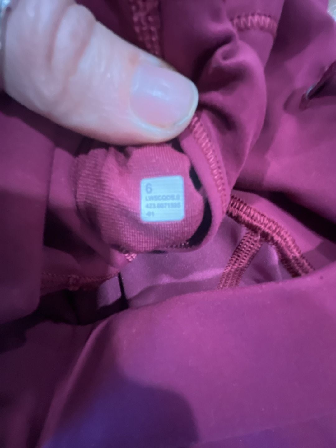 Lululemon Wunder Train High-Rise Crop 23 Magenta Pink Leggings 10