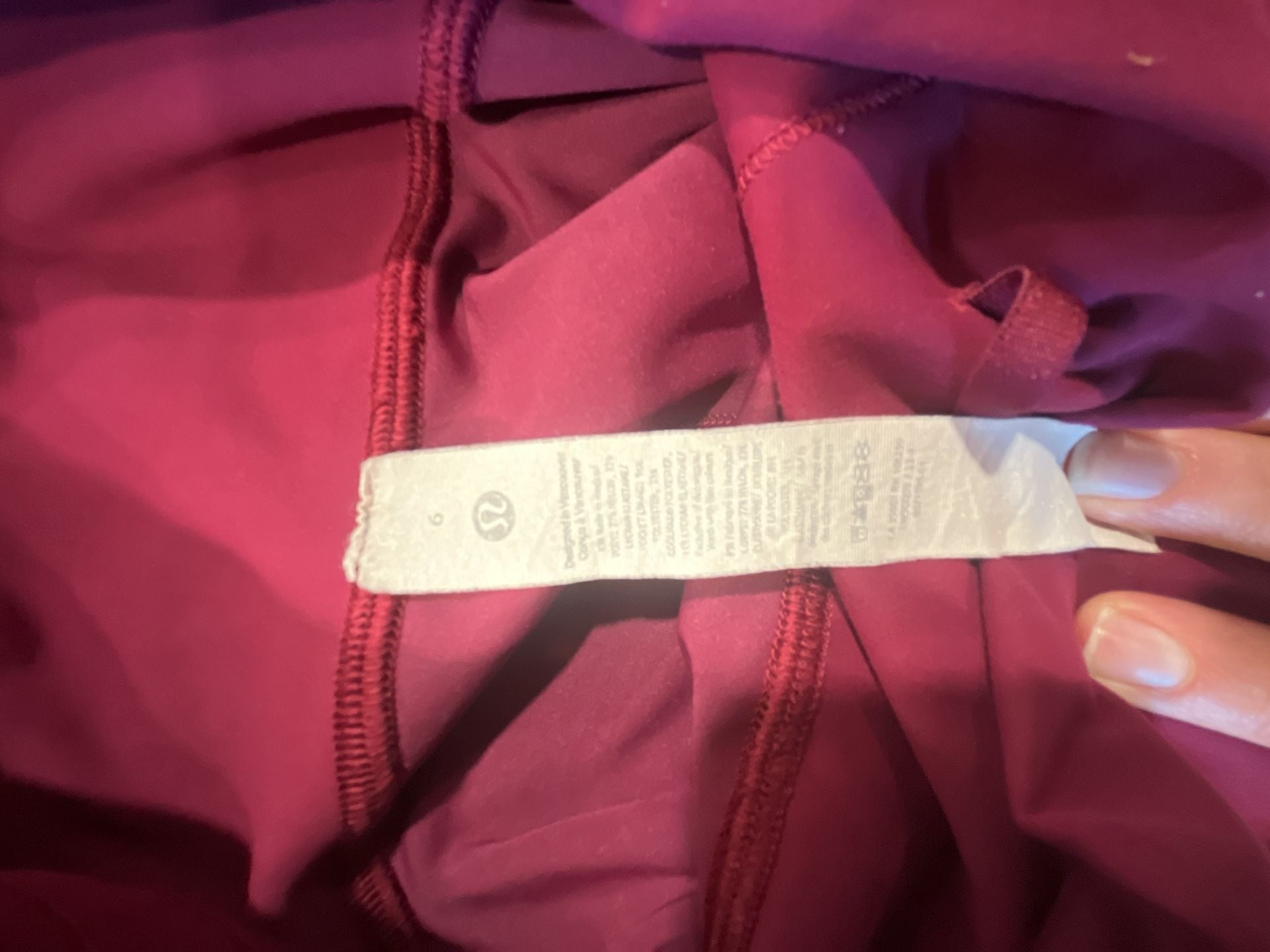 Lululemon Wunder Train High-Rise Crop 23 Magenta Pink Leggings 11
