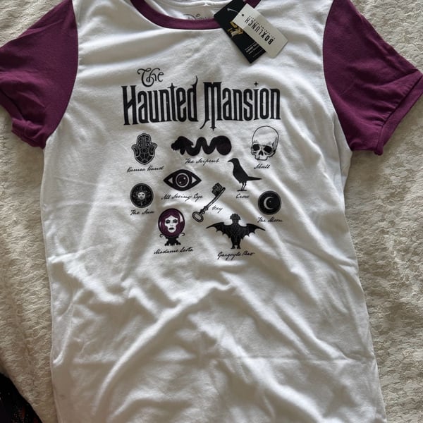 Our Universe Disney The Haunted Mansion Size MD Raglan T-Shirt