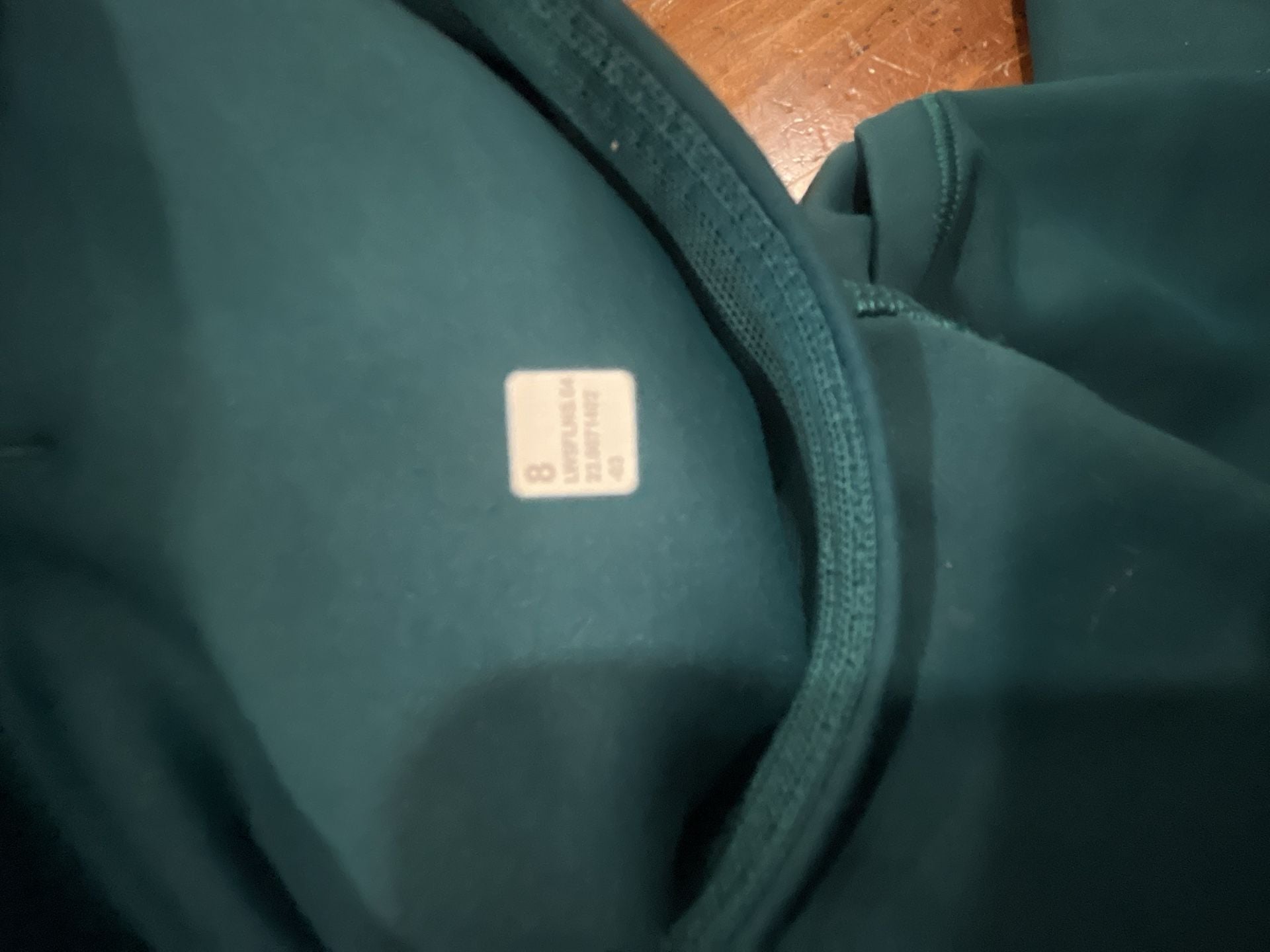 Lululemon Fast and Free Leggings Teal Green Pocket Yoga Pants 12