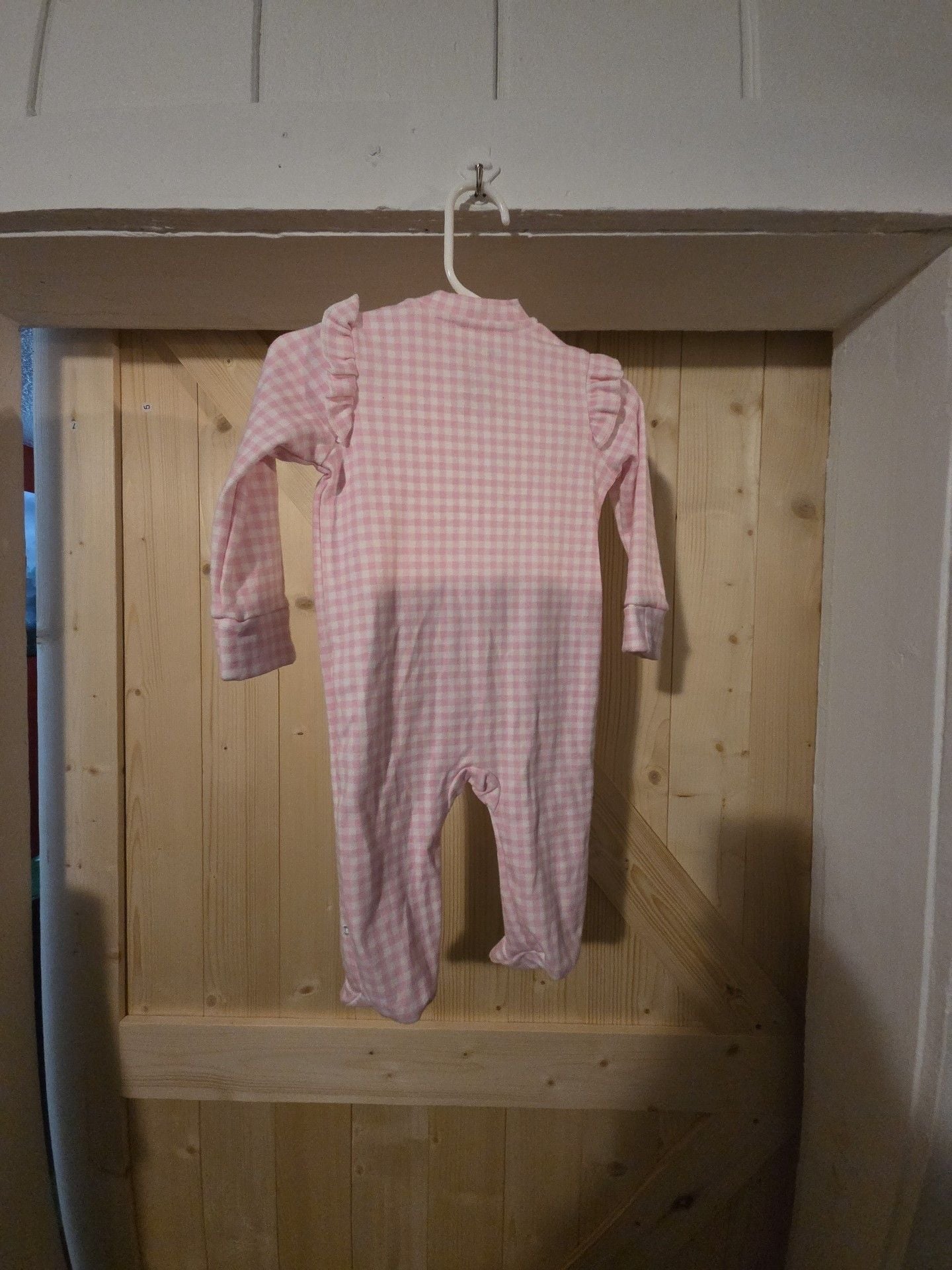 Paris Hilton Pink Gingham Footie Sleep 8