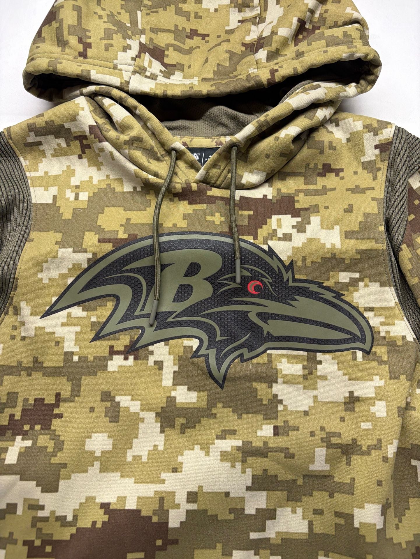 Nike Baltimore Ravens Salute To Service Hoodie Digital Camo NFL On-Field Medium 4