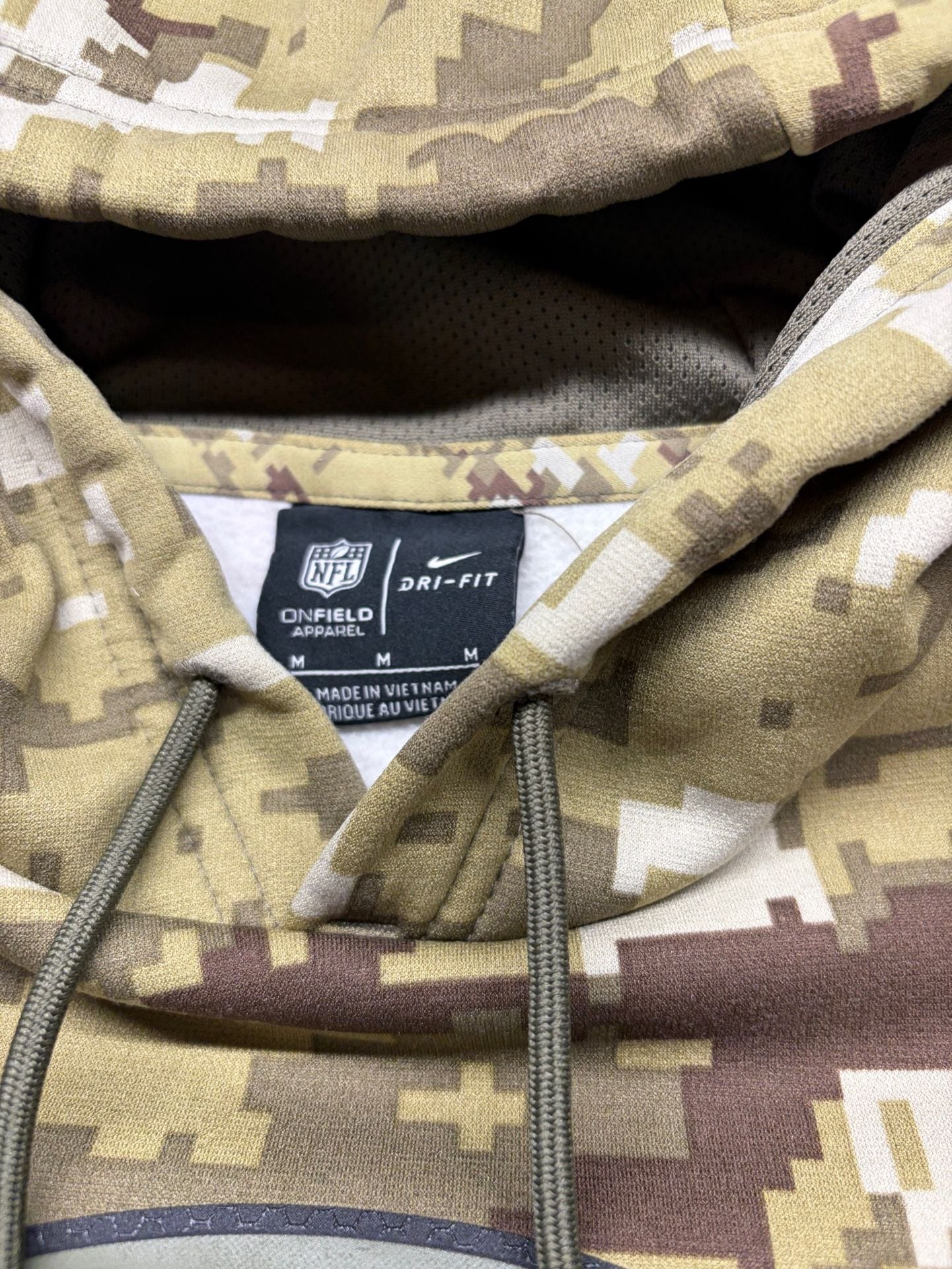 Nike Baltimore Ravens Salute To Service Hoodie Digital Camo NFL On-Field Medium 8