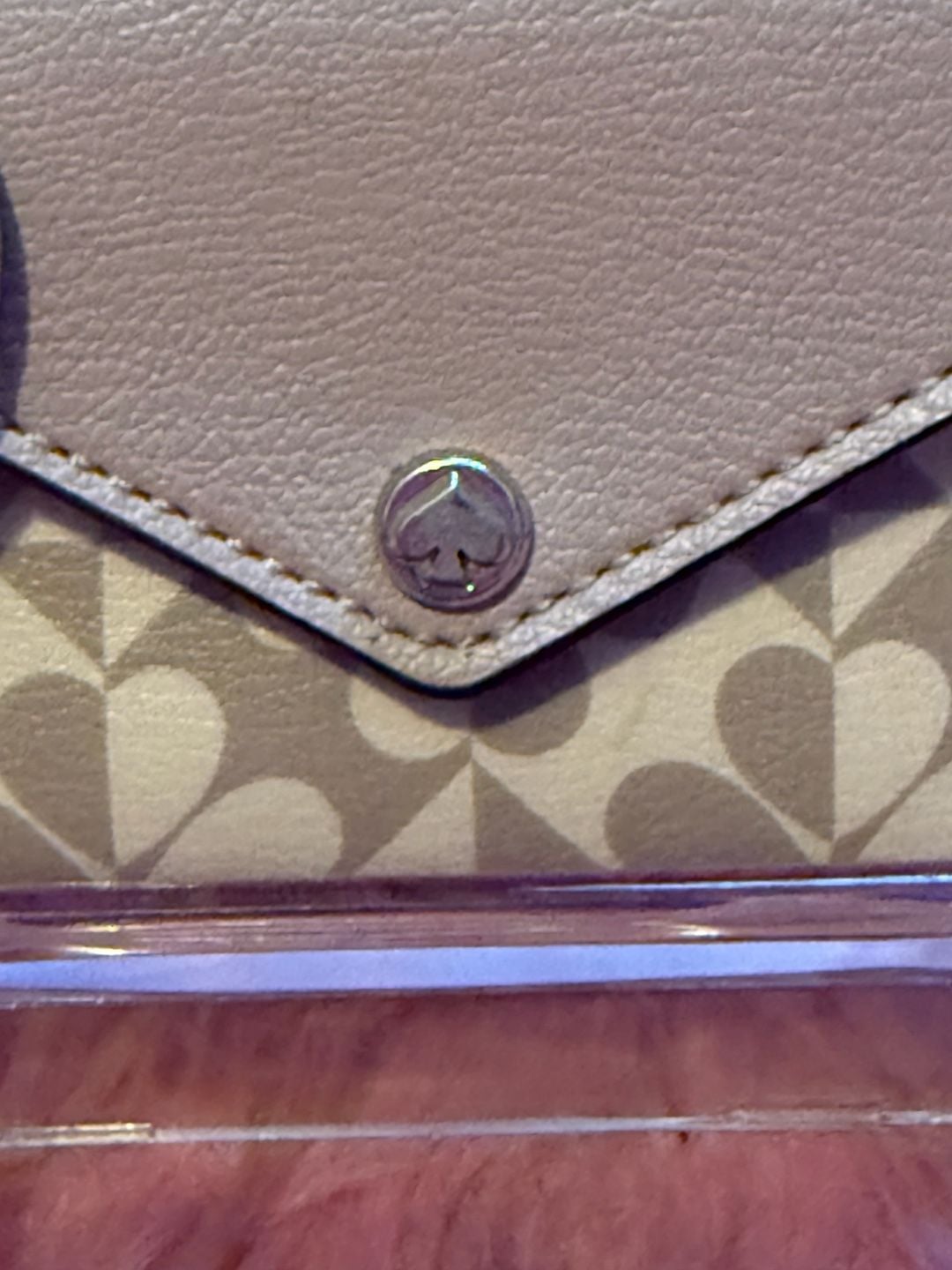 Kate Spade Spade Flower Envelope Card Holder Keychain 4