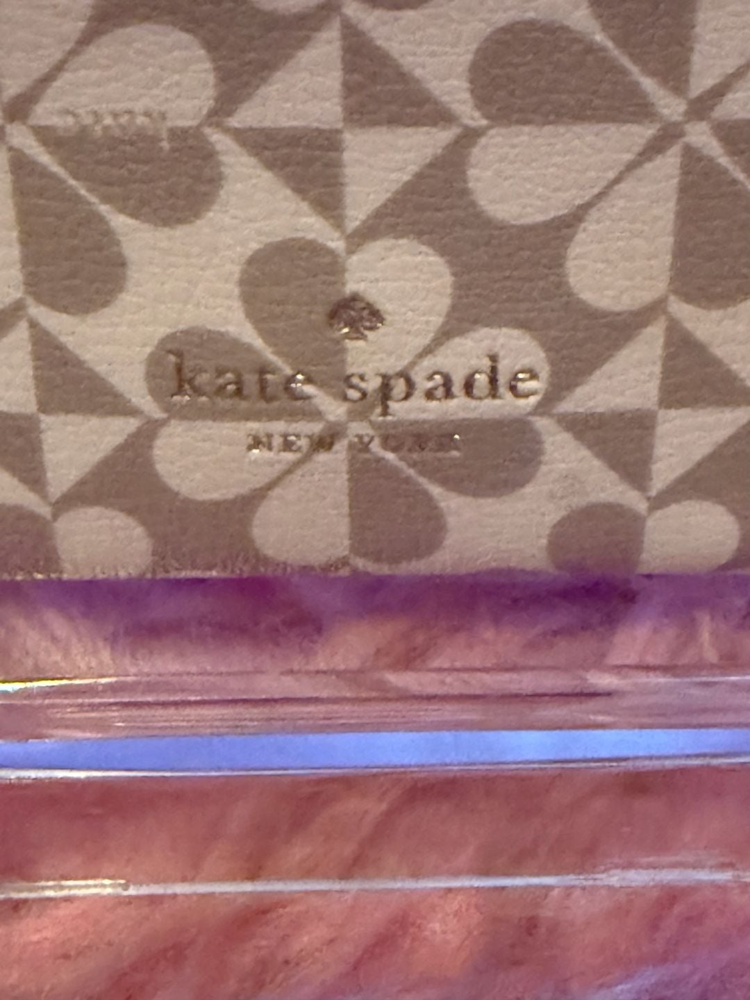 Kate Spade Spade Flower Envelope Card Holder Keychain 9