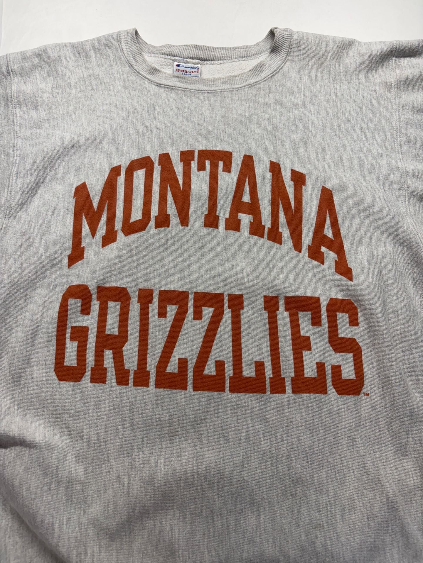 Vintage Champion Reverse Weave Montana Grizzlies Sweatshirt Size Large 80s 90s 3