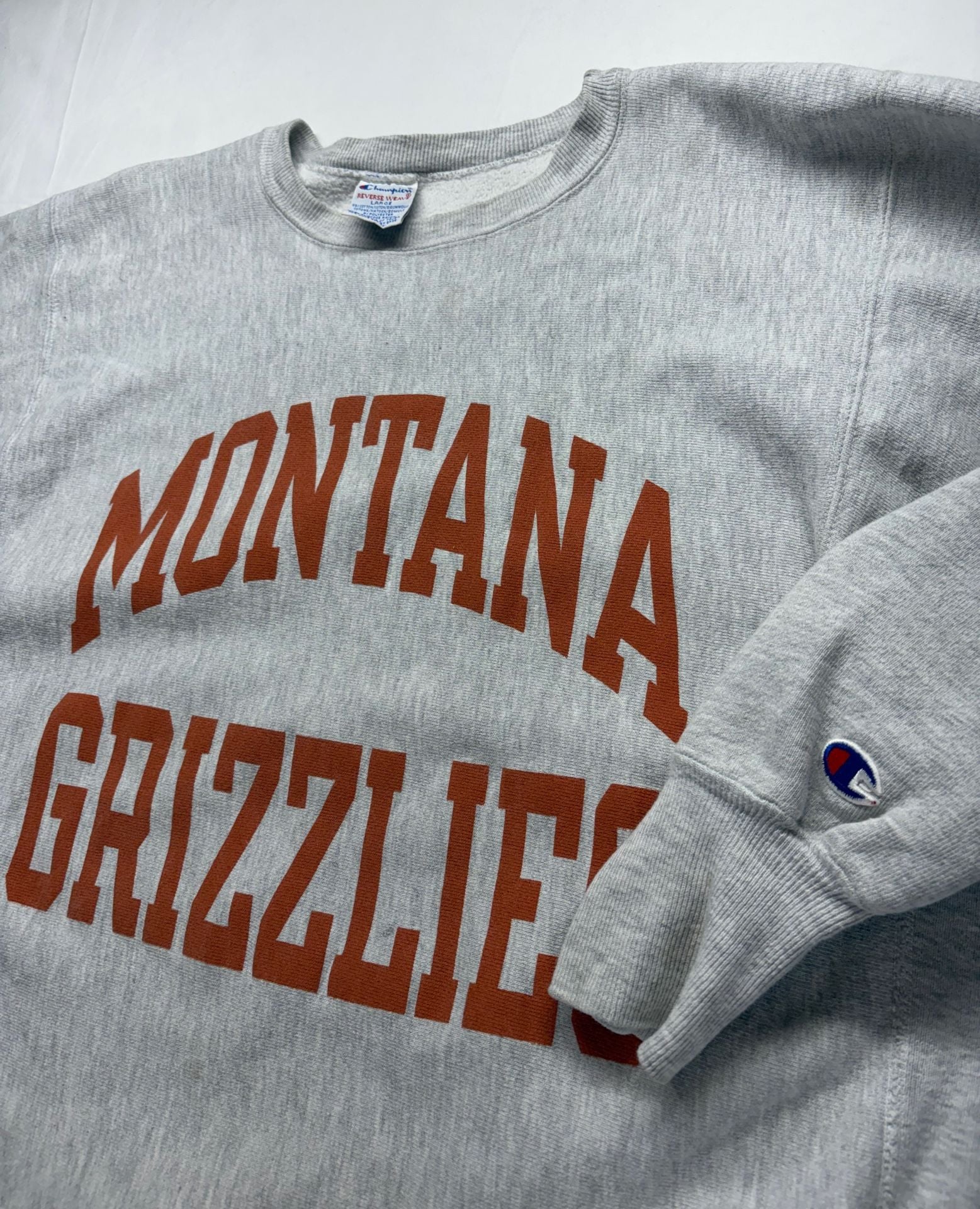 Vintage Champion Reverse Weave Montana Grizzlies Sweatshirt Size Large 80s 90s 5
