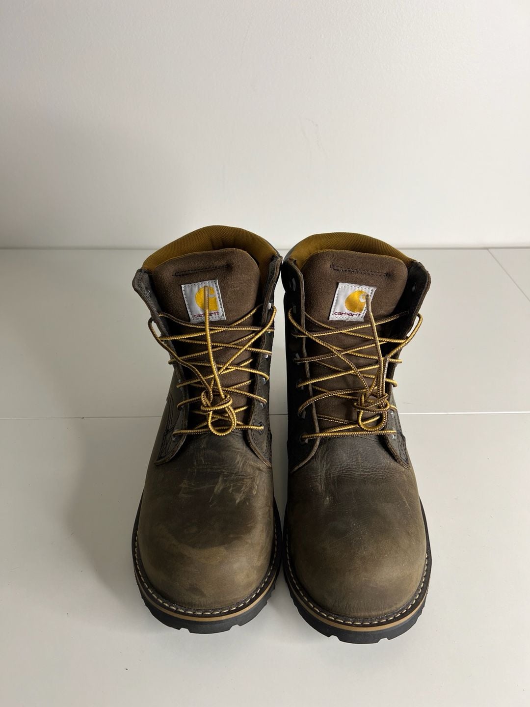 Carhartt Frontier 6" Boot Size 10.5M Brown Water Resistant Work Boots 3