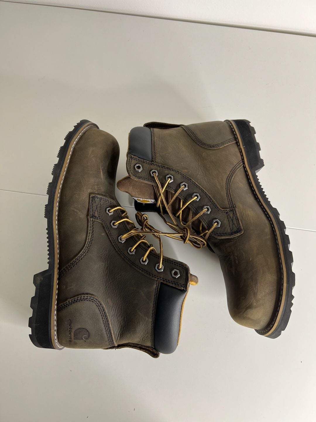 Carhartt Frontier 6" Boot Size 10.5M Brown Water Resistant Work Boots 5