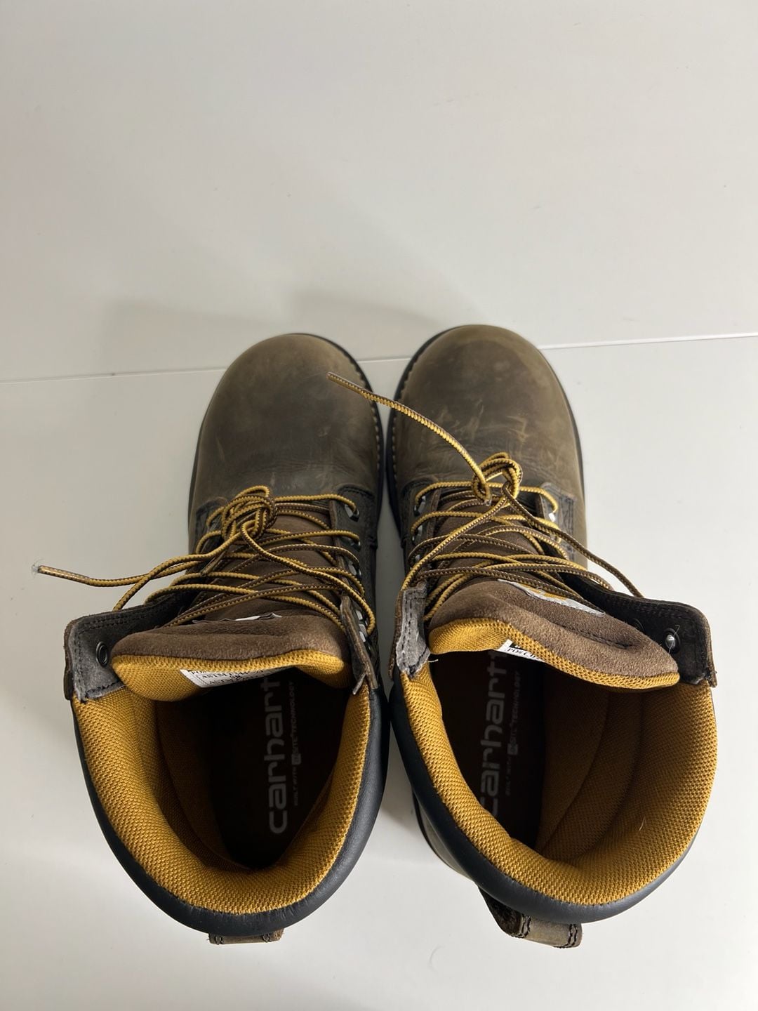 Carhartt Frontier 6" Boot Size 10.5M Brown Water Resistant Work Boots 8