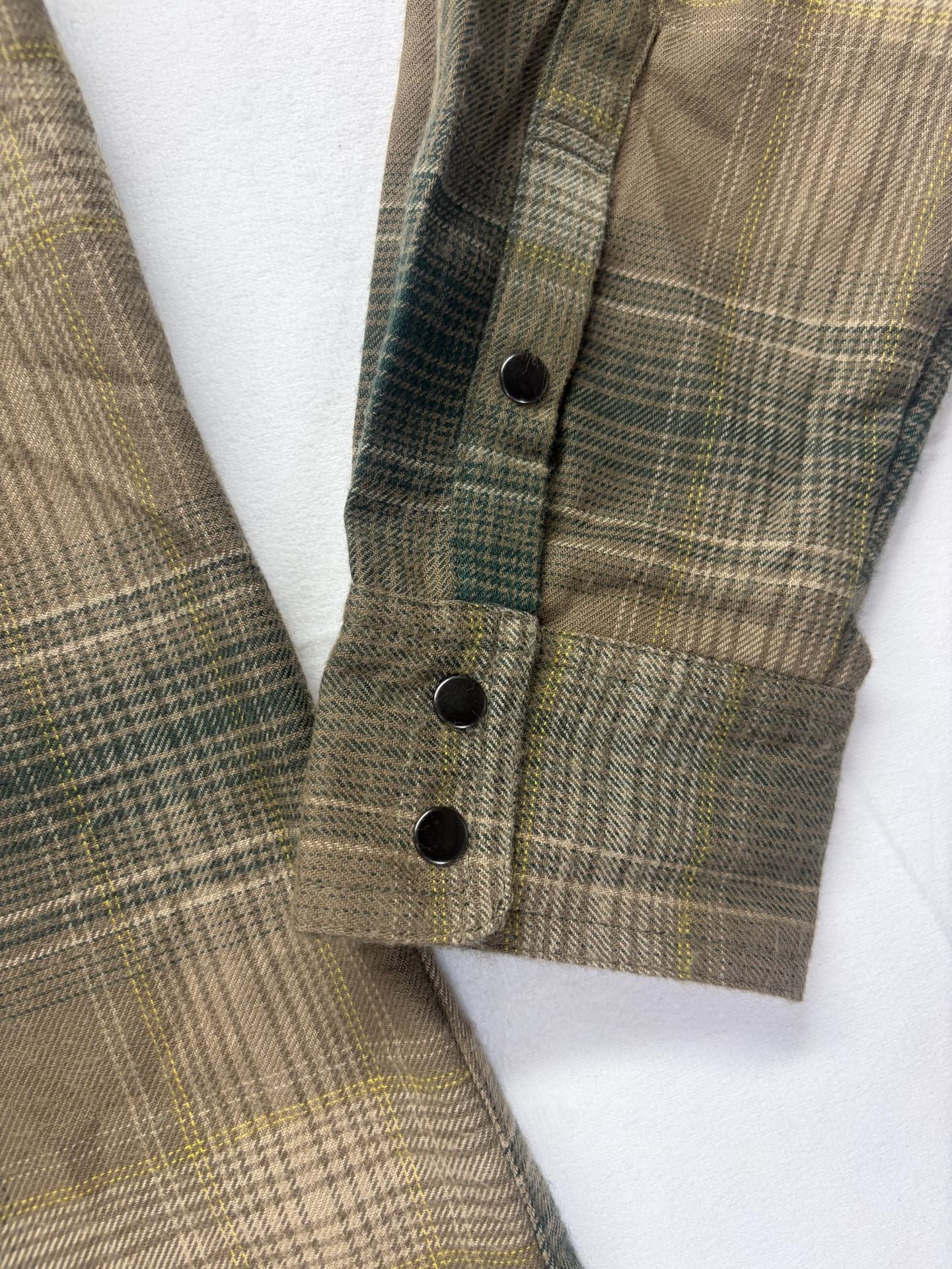 Stone Glacier Timber Butte Snap Shirt Size Medium Long Sleeve Plaid Brown 5