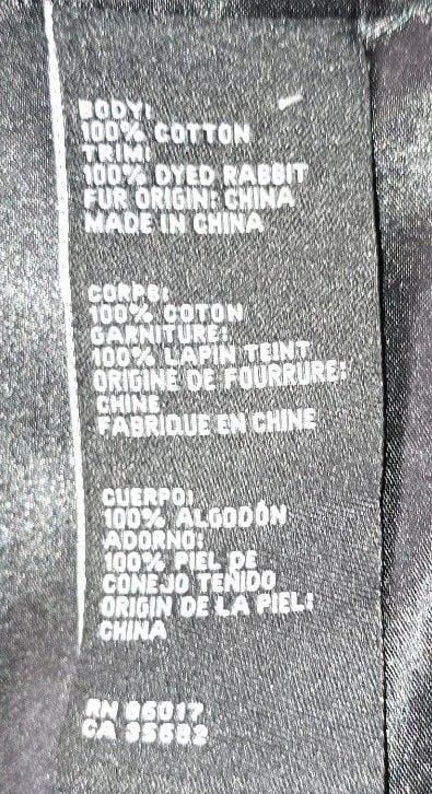 Bebe Corduroy Trench Coat Black Real Fur Collar Y2K 3