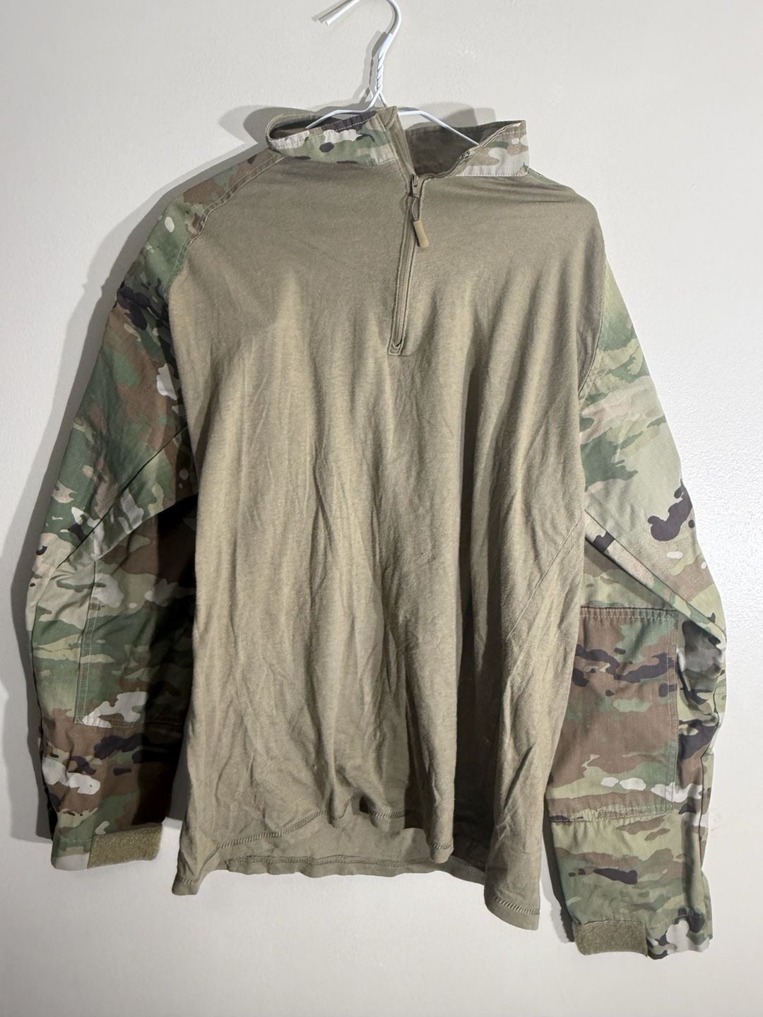 Tru-Spec Combat Shirt Size L Regular Multicam OCP 1/4 Zip Cordura 2