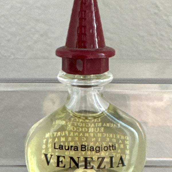 Rare discontinued Laura Biagiotti Venezia Eau de Toilette 5ml Miniature