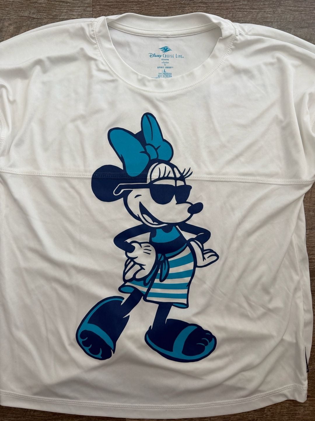 Youth Spirit Jersey Disney Cruise Line Minnie Mouse Size L Long Sleeve Shirt
2