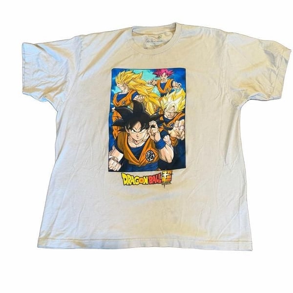 Dragon Ball Super Goku Transformations T-Shirt Size XL