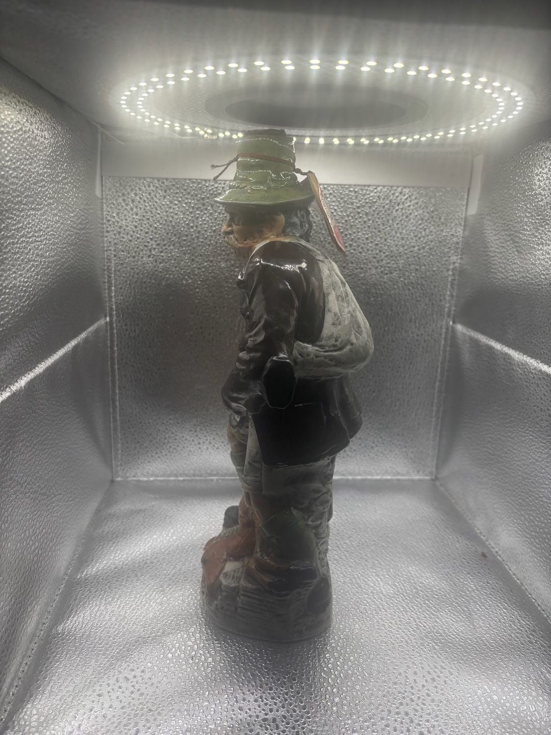 Vintage 1971's Mindestinhalt Hunter Ceramic Figurine Made in Italy Hend Painted 2