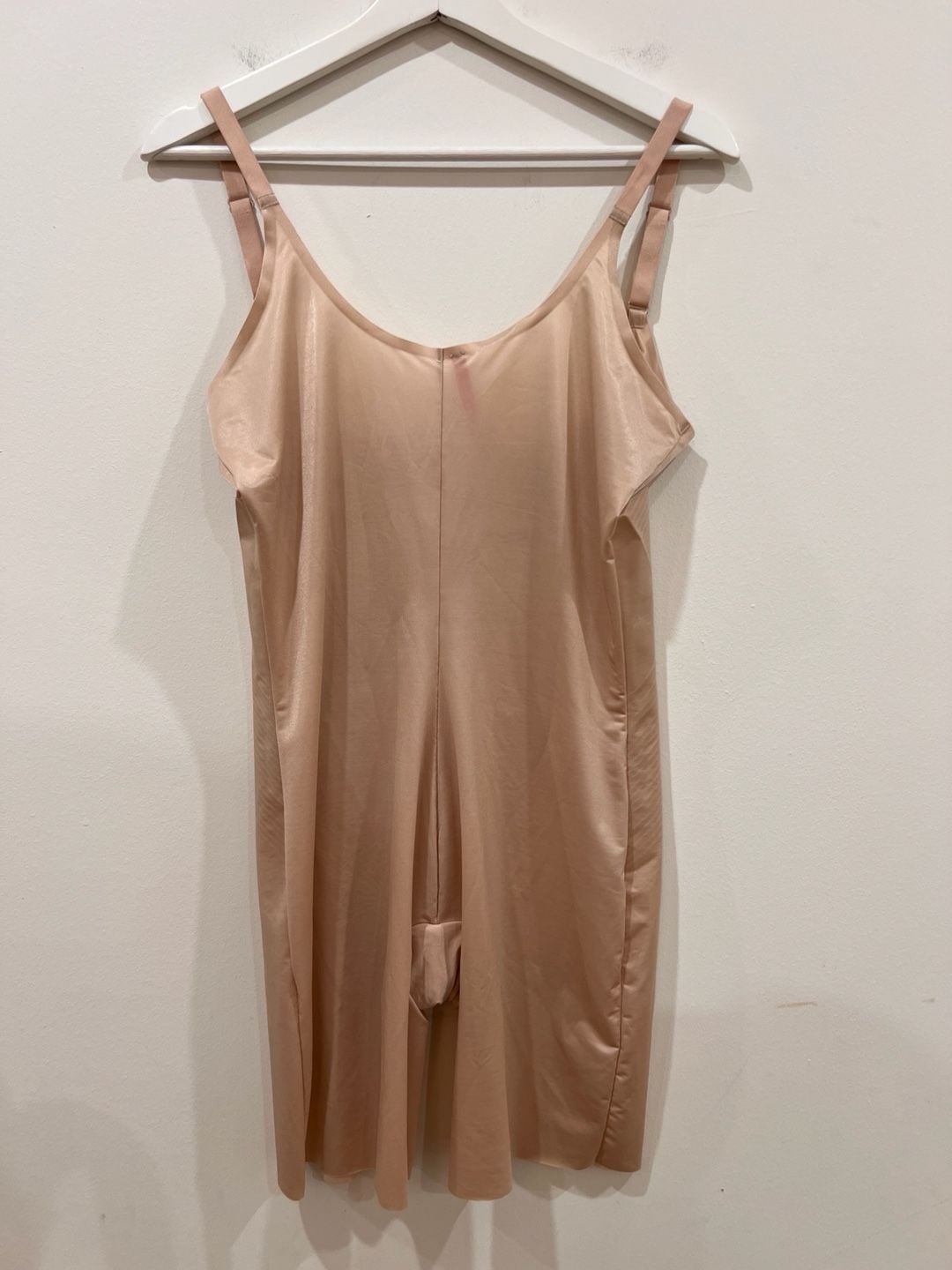 Spanx Thinstincts 2.0 Open-Bust Mid-Thigh Bodysuit Size 2X 4