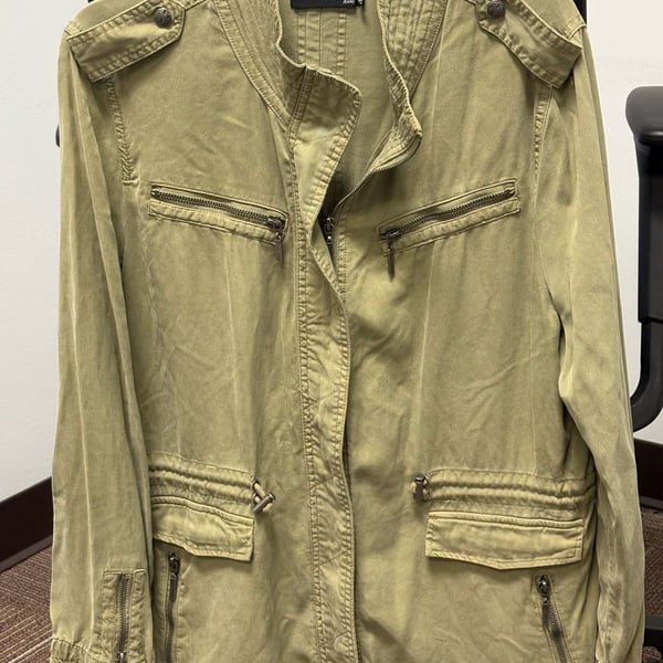 Max Jeans Olive Green Utility Jacket Great Layering piece