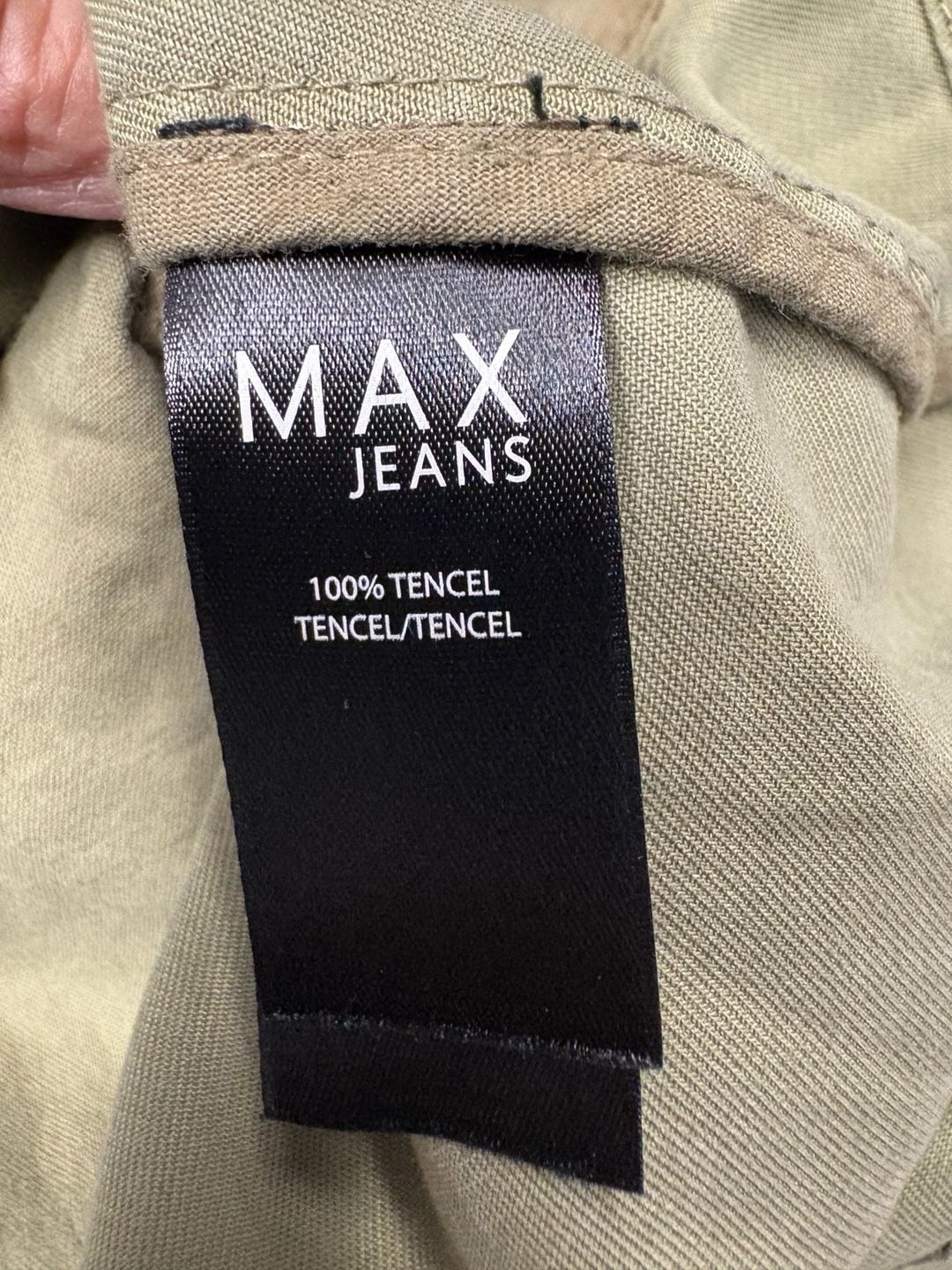 Max Jeans Olive Green Utility Jacket Great Layering piece 3