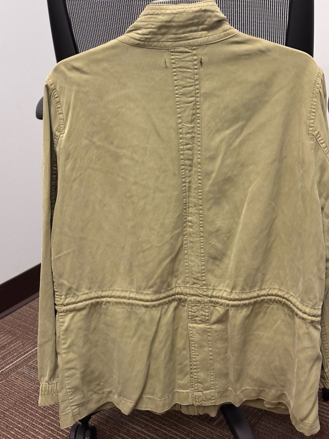 Max Jeans Olive Green Utility Jacket Great Layering piece 5