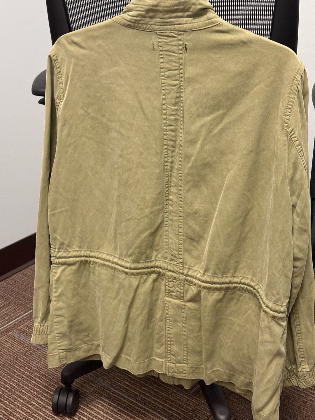 Max Jeans Olive Green Utility Jacket Great Layering piece 9