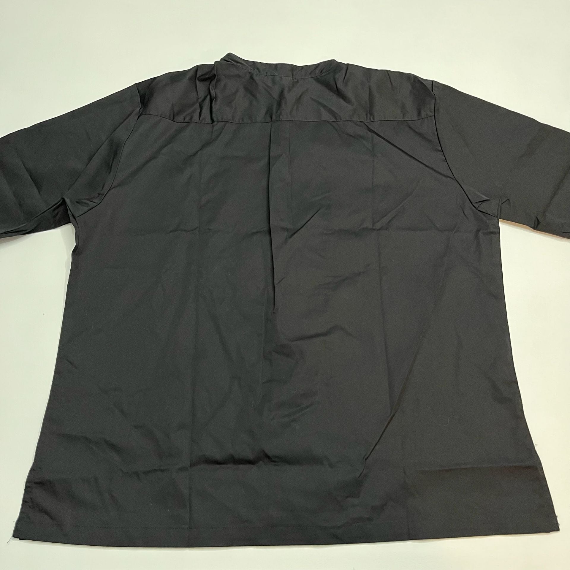 Chef Works Chef Coat Size 2XL Black Short Sleeve 7