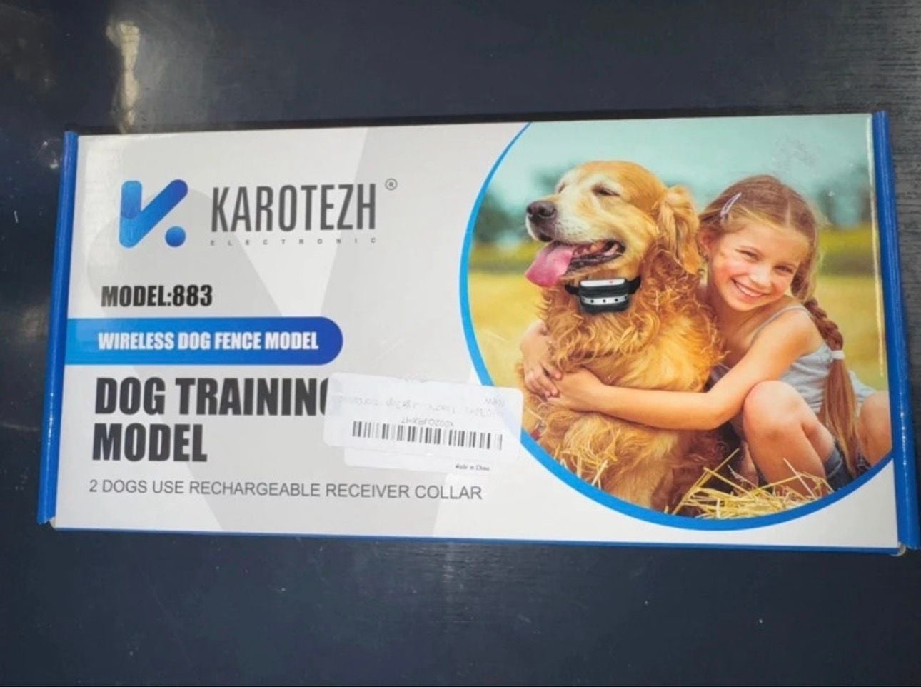 KAROTEZH Model 883 Wireless Dog Fence and Training Collar Set 1