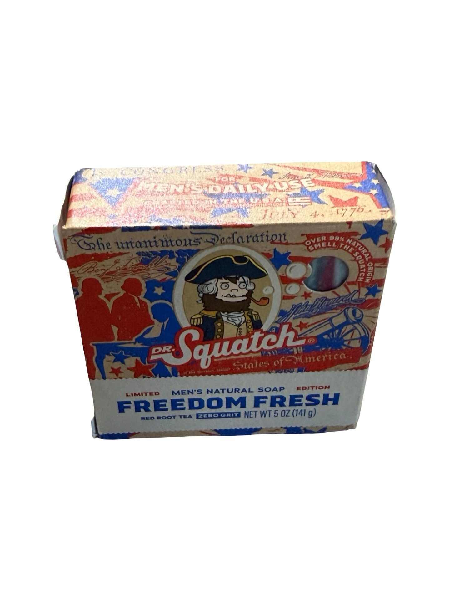 Dr. Squatch Freedom Fresh/Fresh Falls Limited Edition Soap 5 oz Bars Lot Of 3 4