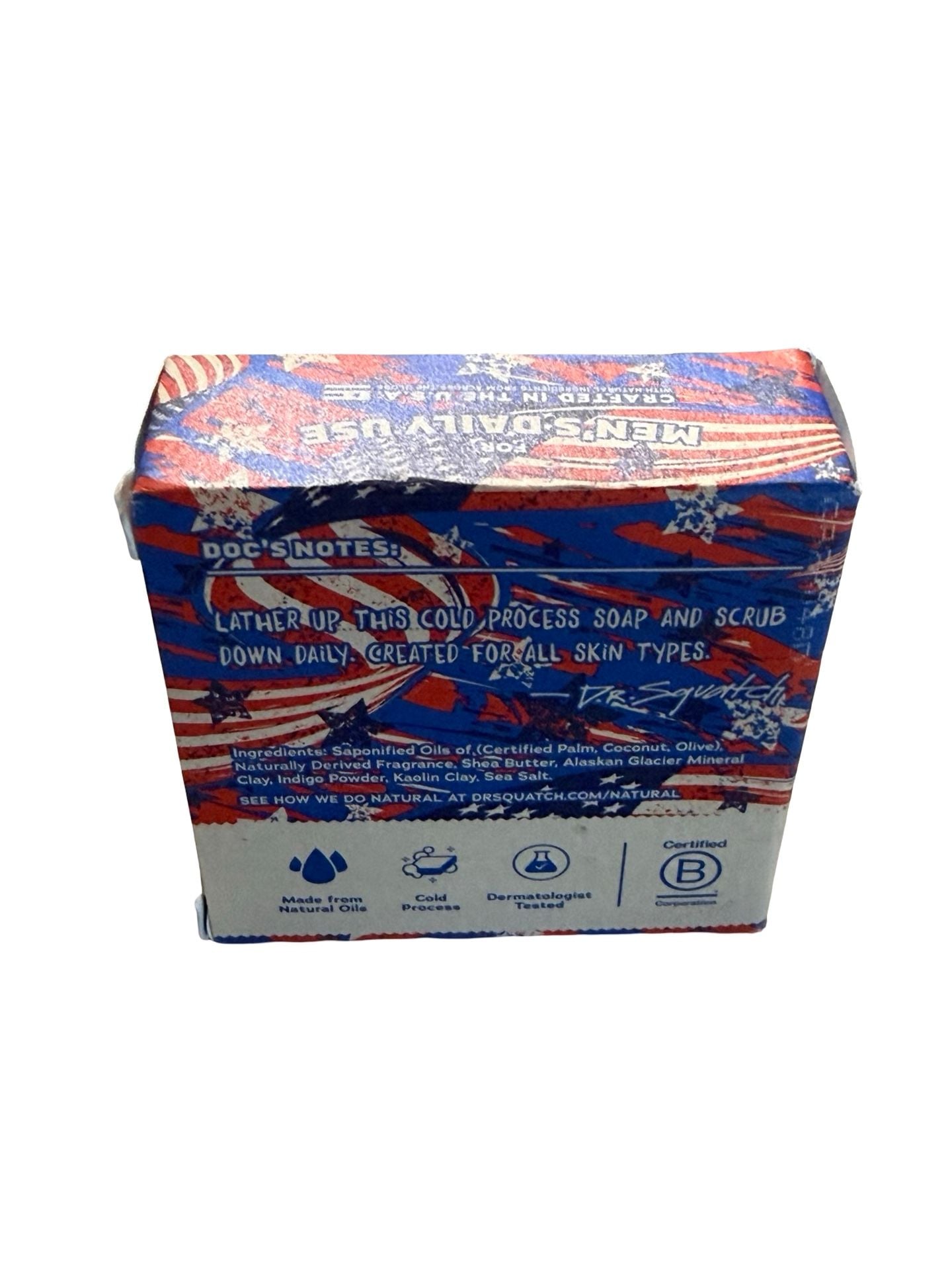 Dr. Squatch Freedom Fresh/Fresh Falls Limited Edition Soap 5 oz Bars Lot Of 3 10