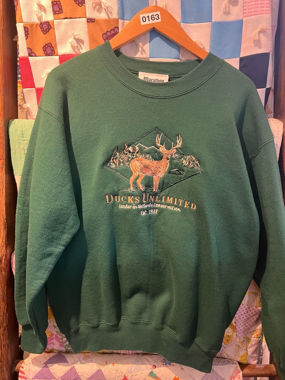 Vintage Marathon Apparel Ducks Unlimited Sweatshirt Size Medium 2