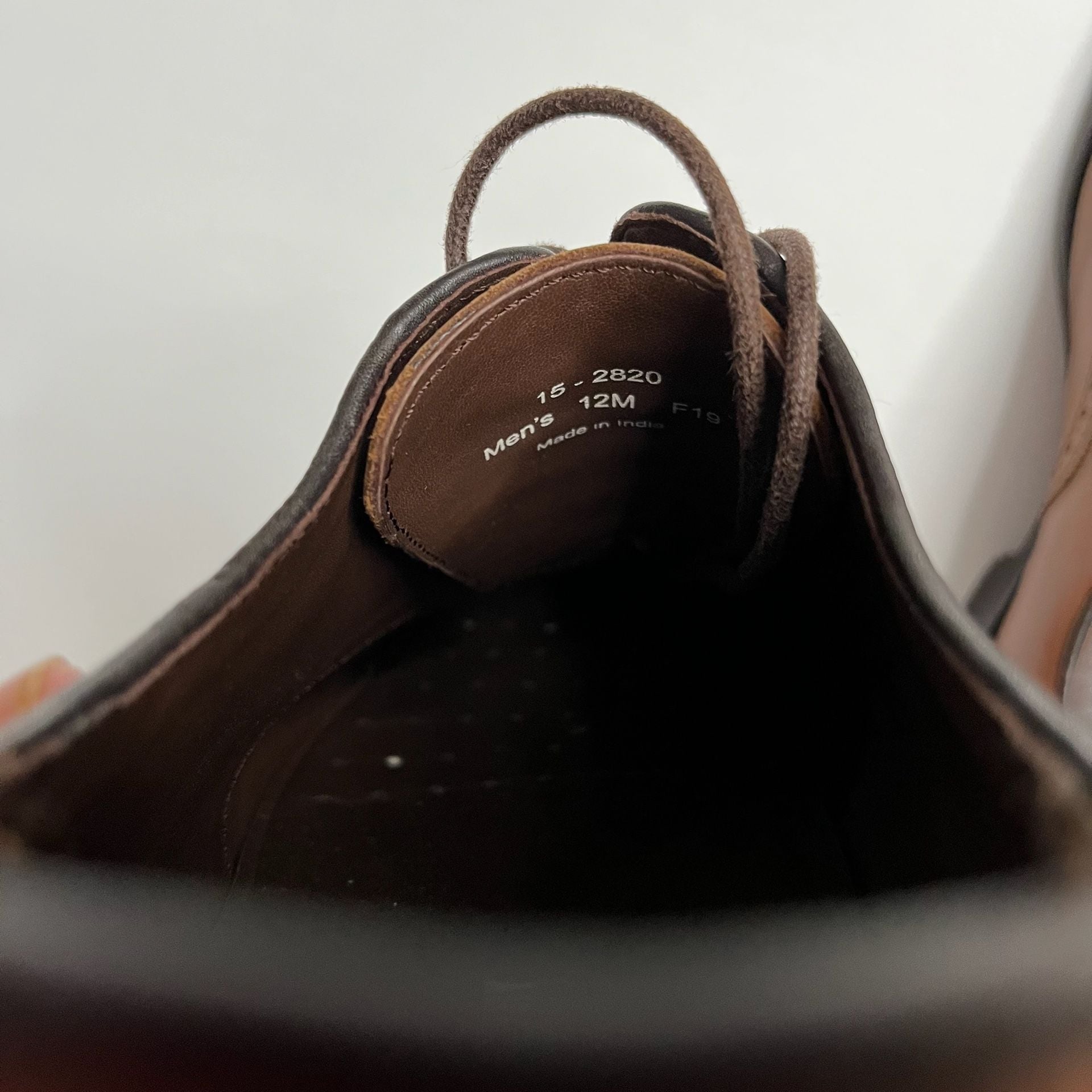 Johnston & Murphy Cap Toe Brogues Size 12M Tan Leather Dress Shoes 4