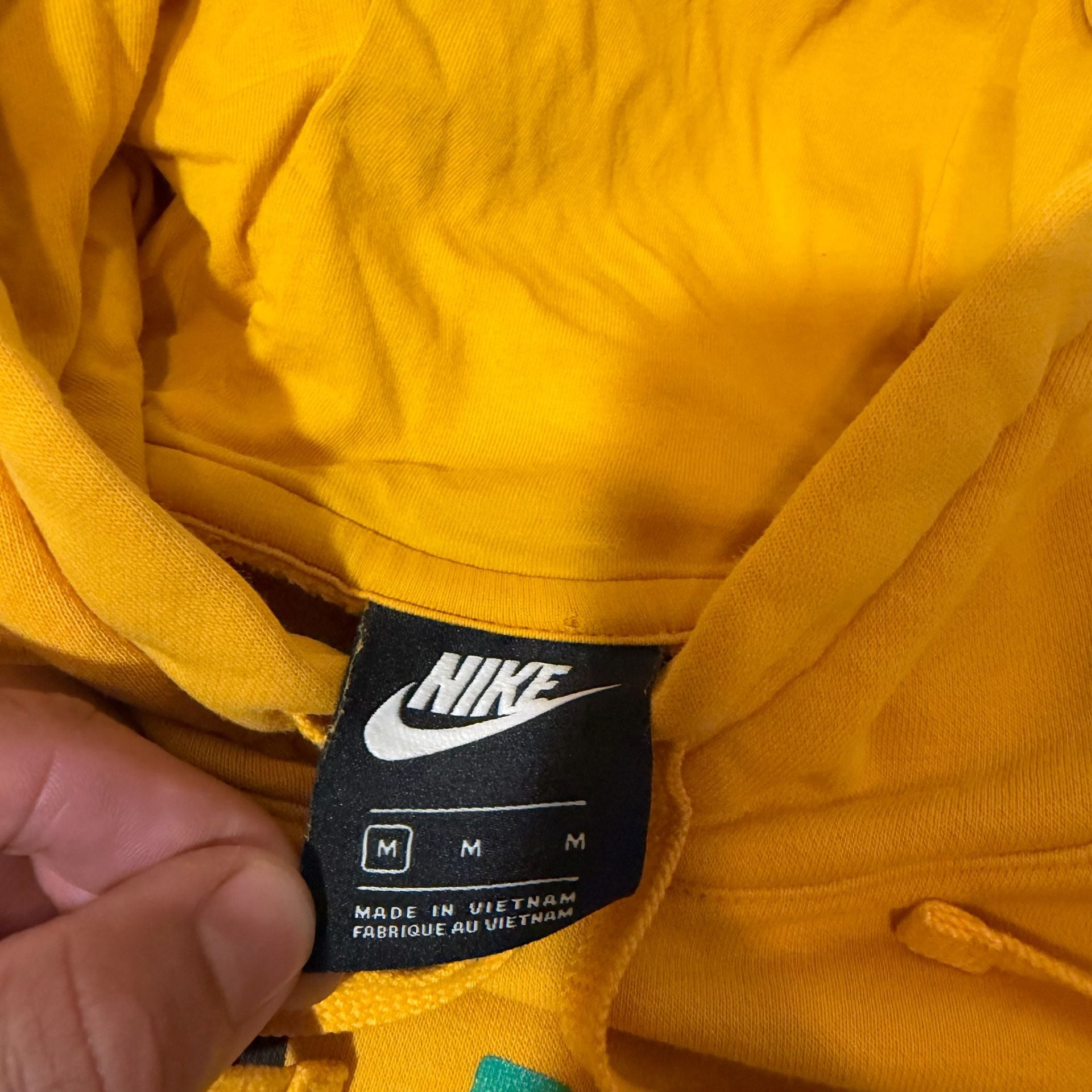 Nike Pinwheel Evolution Hoodie Yellow Size Medium 5
