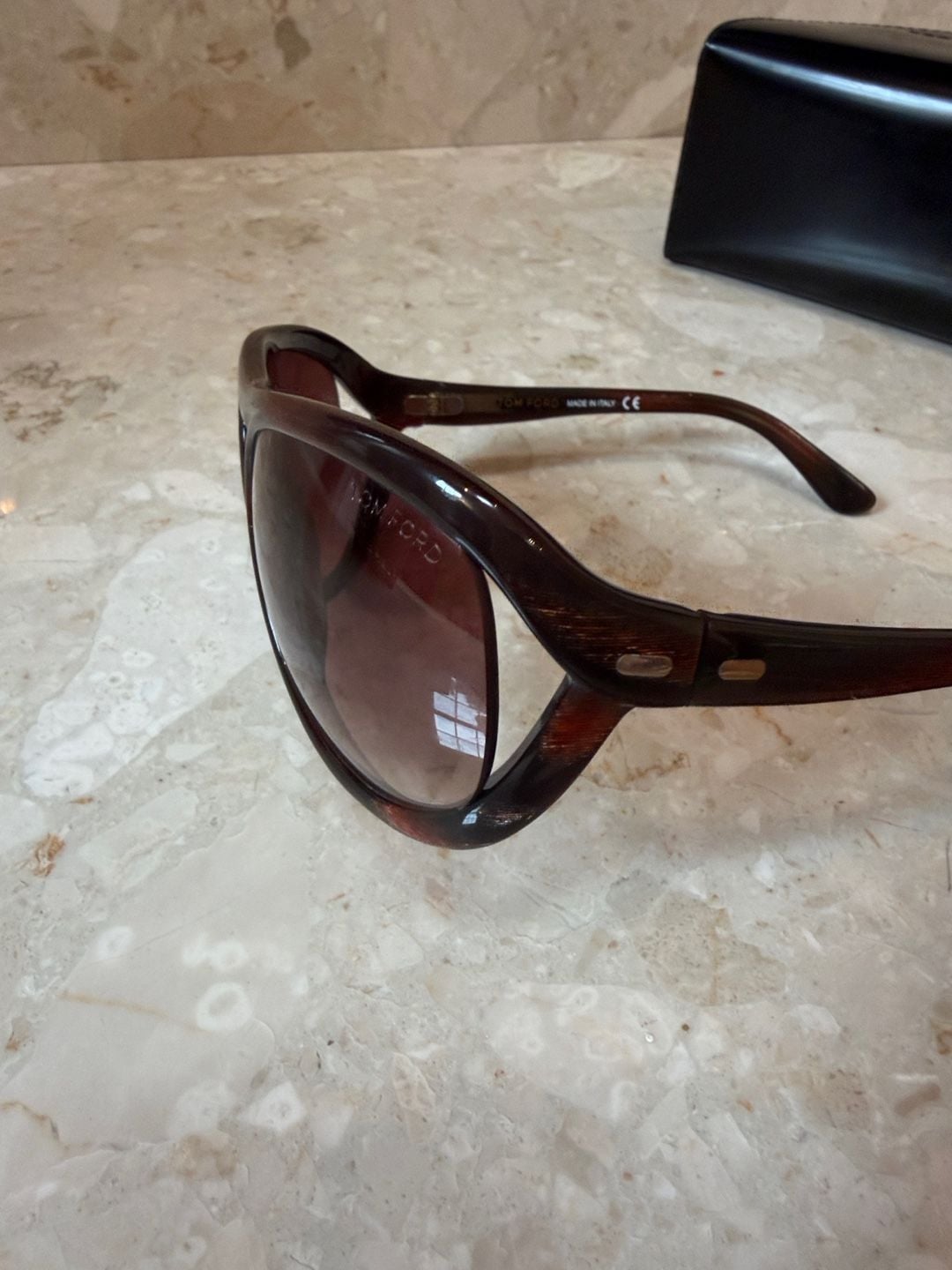 Tom Ford Cameron TF115 62mm Sunglasses Tortoise Brown 6