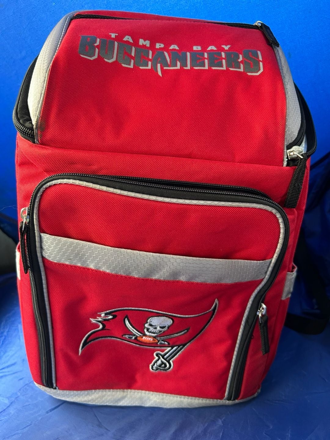 NFL Tampa Bay Buccaneers 32 Can Backpack Cooler Red 2