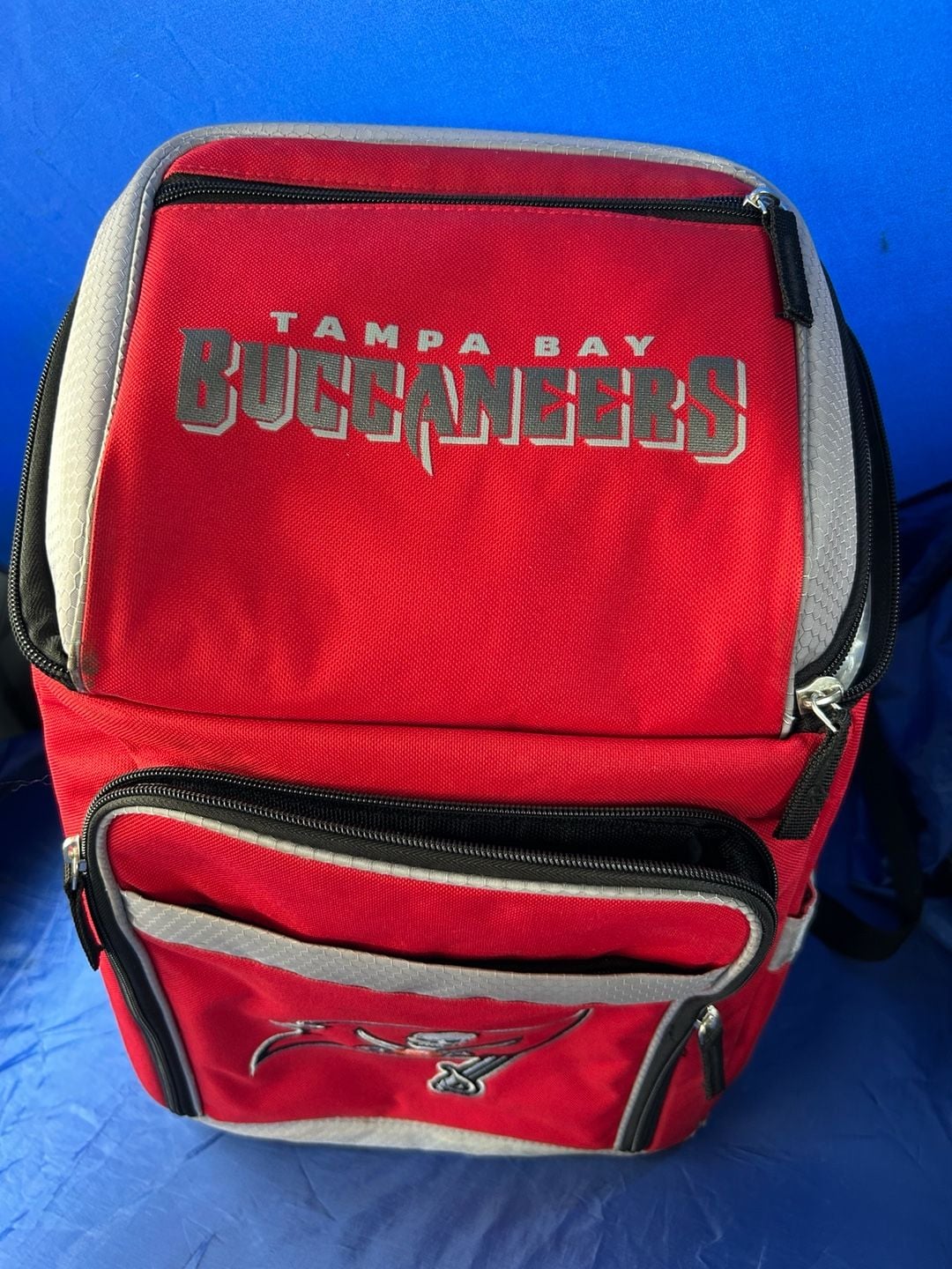 NFL Tampa Bay Buccaneers 32 Can Backpack Cooler Red 3