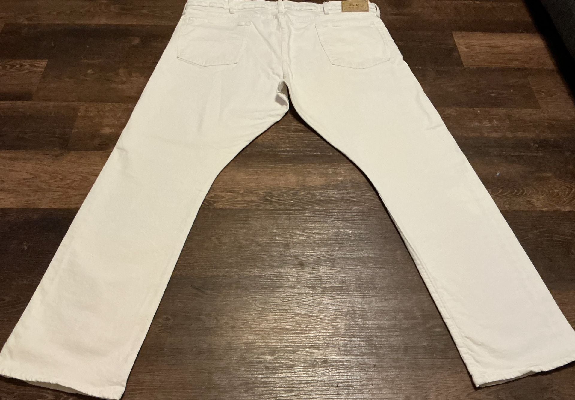 Polo Ralph Lauren Varick Slim Straight White Jeans 7