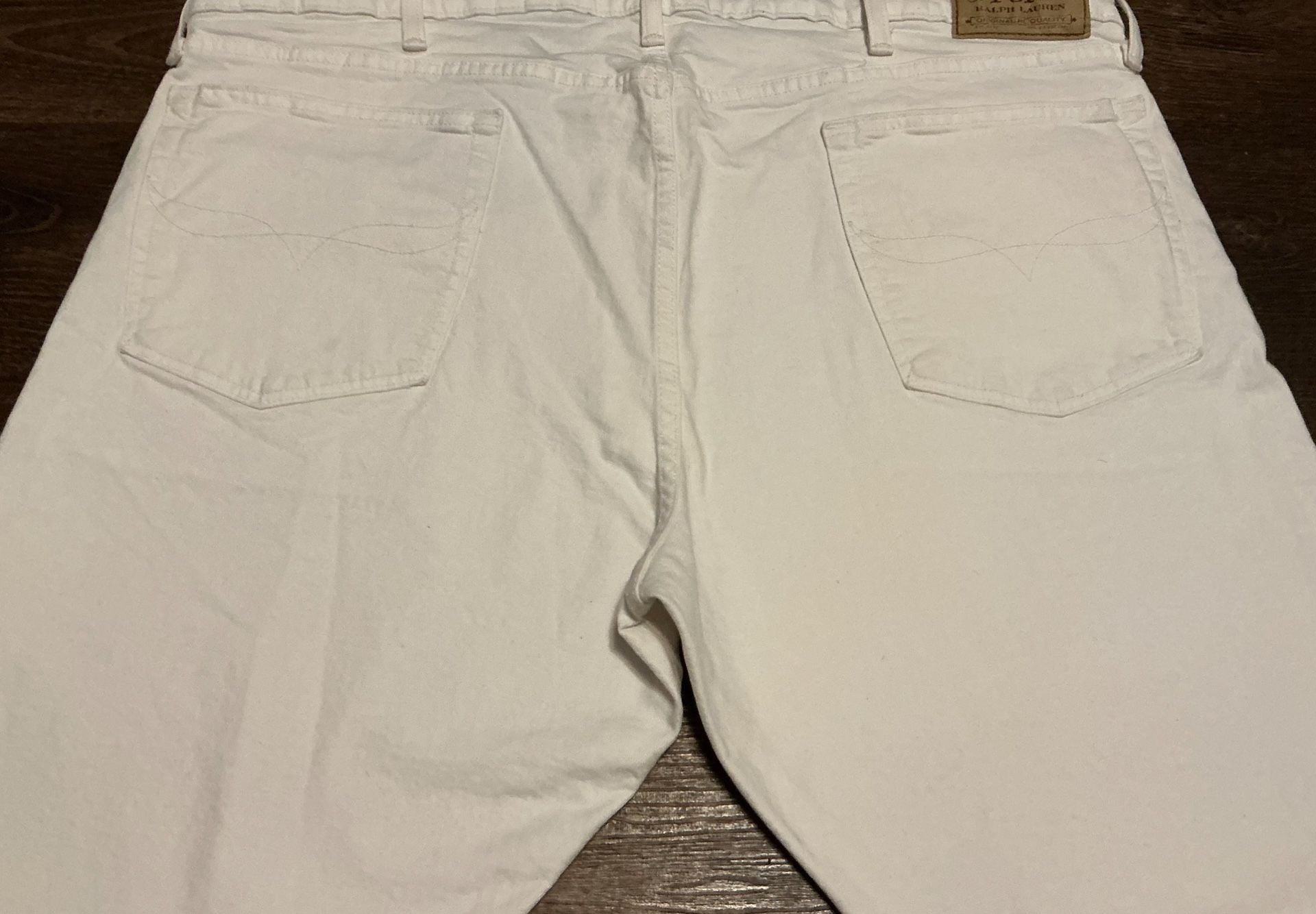 Polo Ralph Lauren Varick Slim Straight White Jeans 8