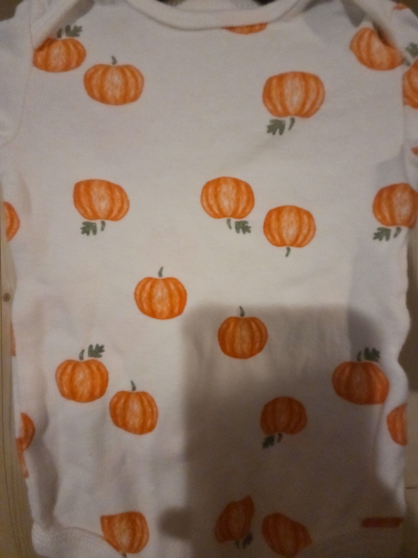 Carter's Pumpkin onesie 3