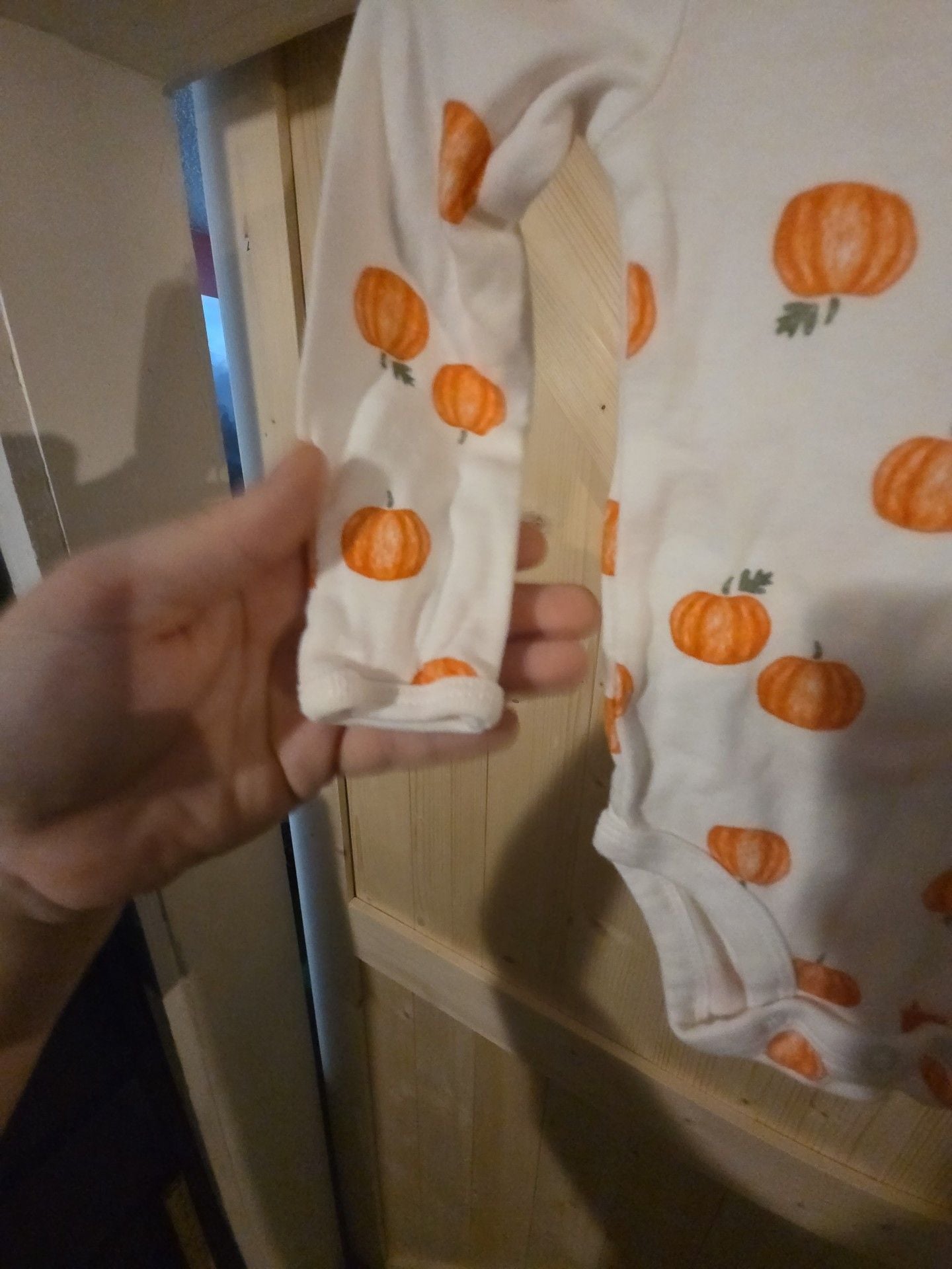 Carter's Pumpkin onesie 6