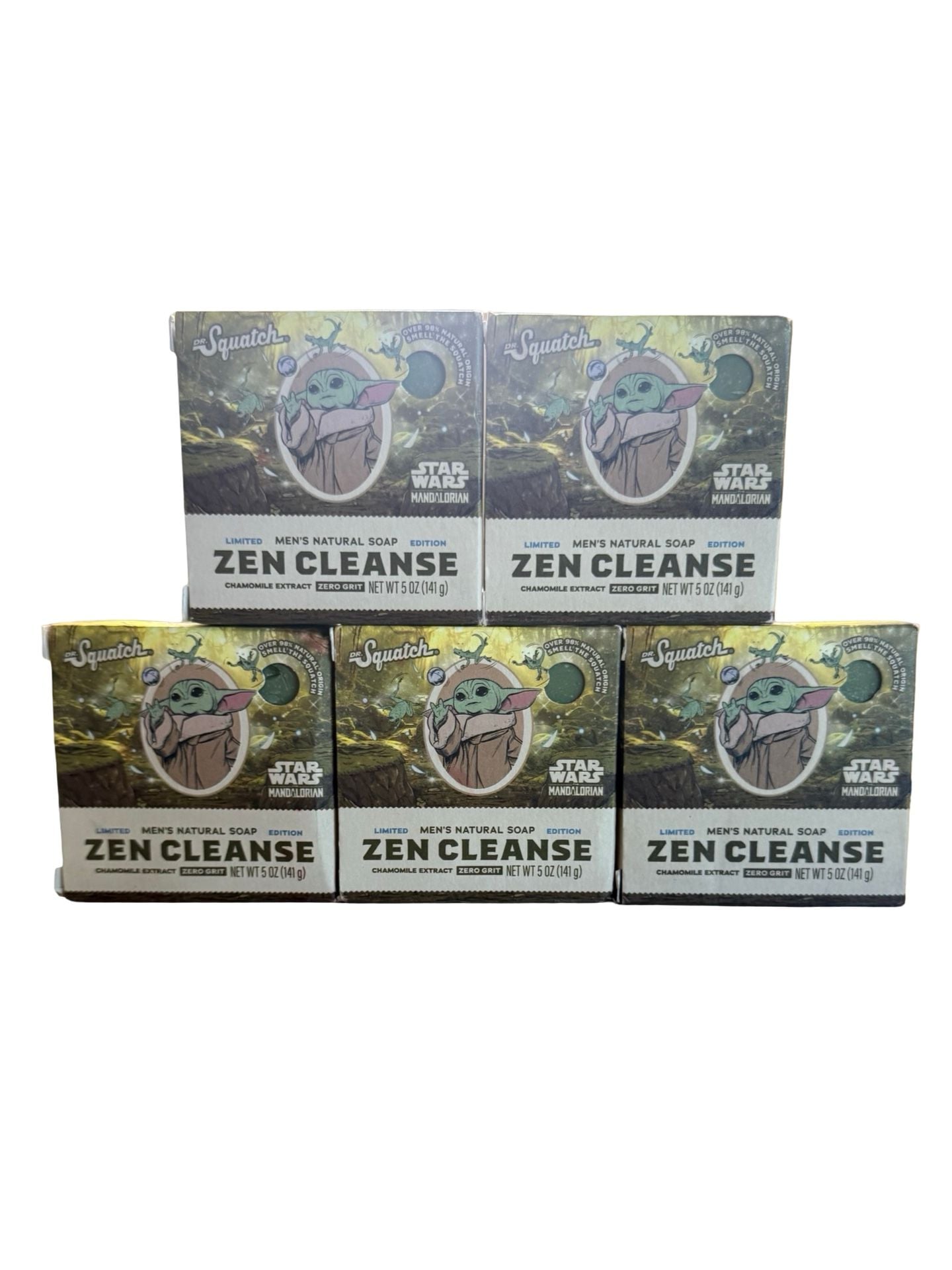 Dr. Squatch Disney Limited Edition Star Wars Mandalorian Zen Cleanse Soap-5 Bars 1