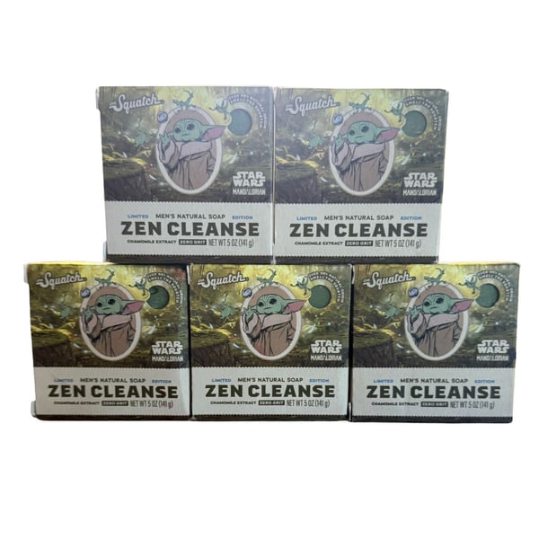 Dr. Squatch Disney Limited Edition Star Wars Mandalorian Zen Cleanse Soap-5 Bars