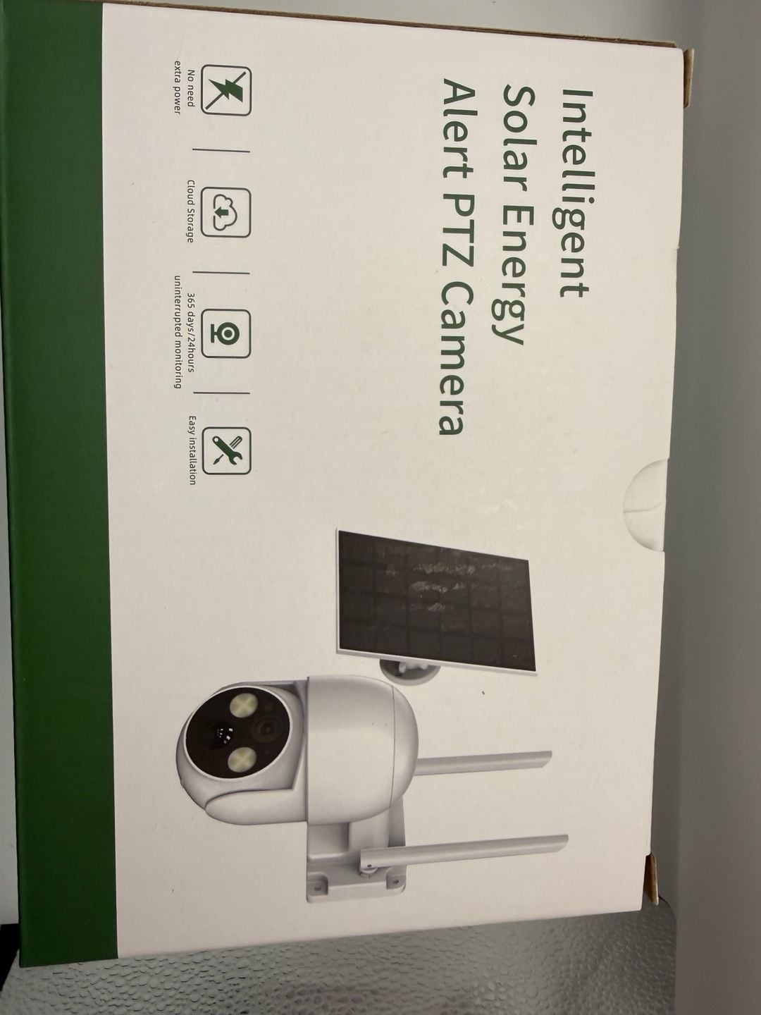 Intelligent Solar Energy Alert PTZ Camera Wireless Outdoor Security 5