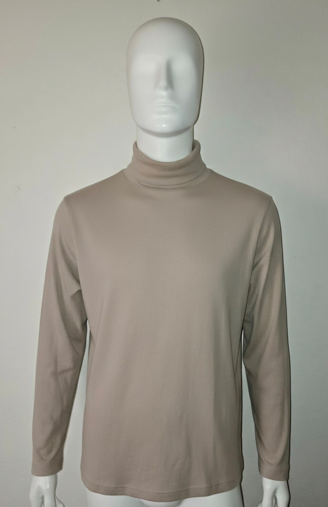 L.L.Bean Turtleneck Size X-Large Tall Beige Long Sleeve 2
