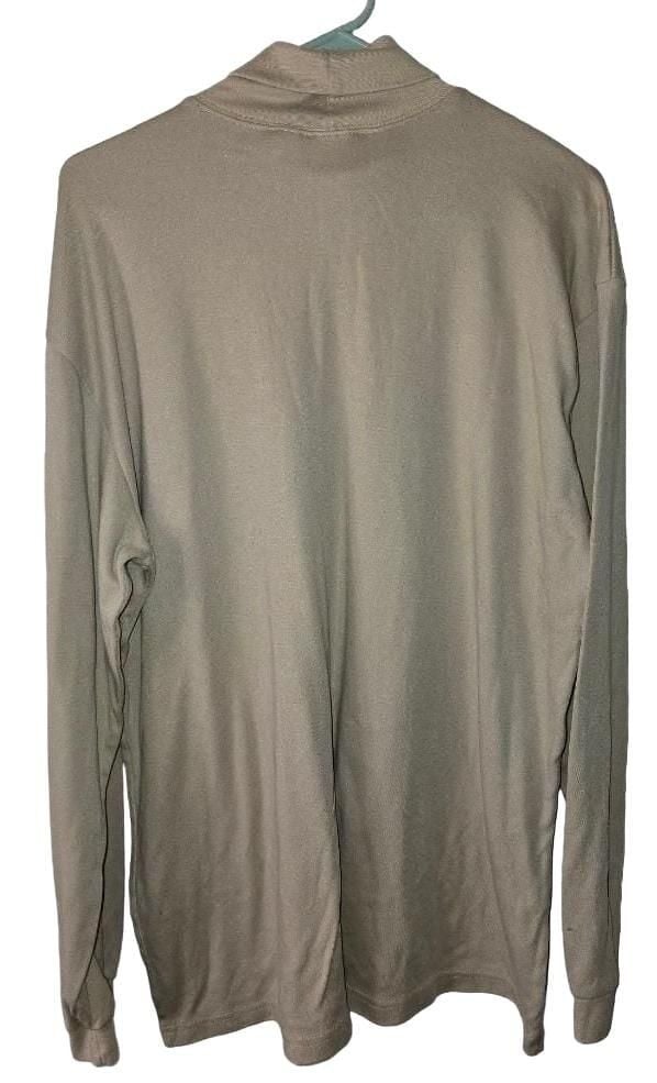 L.L.Bean Turtleneck Size X-Large Tall Beige Long Sleeve 4