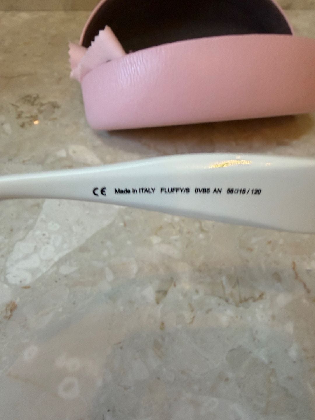 Juicy Couture Fluffy/S Sunglasses White Gold Rhinestone Size 56-16 6